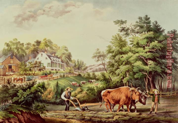 Currier and Ives American Farm Scenes